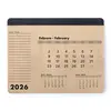 Mauspad Kalender Flen - naturfarben