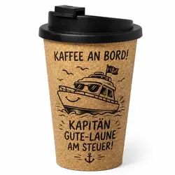 Kork Coffee to Go Becher mit Gravur