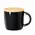 Tasse Zenara - schwarz, Farbe: schwarz personalisierte Geschenke 