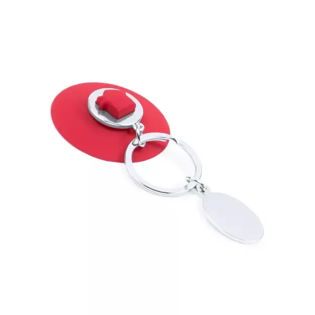 Shopping trolley coin keyring Halman